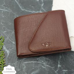 metronaut Men Casual, Trendy Brown Artificial Leather Wallet-picture-43