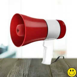 Handheld Megaphone with Siren, Microphone & Rechargeable for Outdoor EventsA261 Megaphone Portable Megaphone Siren Loudspeaker Function &Long Battery BackupU261 Outdoor PA System-6