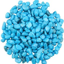 Decorative Polished Assymetrical Tumbled Marble Stone Pebble (Sky Blue, 450 gms) Polished, Regular Angular, Asymmetrical Marble Pebbles-image-56
