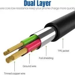 MH BRAND Type C 1 m USB Type C to Type C Super fast charging Cable 5Amp image 4