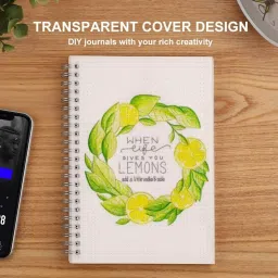 innaxa A5 Dotted Spiral Notebook,Journal with 100 gsm Thick Paper for Bullet Journaling A5 Notebook Dotted 160 Pages image 2