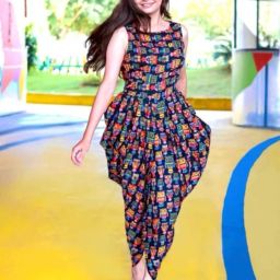 Printed Women Jumpsuit-image-1