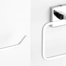 AISI 304 Stainless steel heavy Towel ring Towel holder Towel rod Towel hanger Cloth hanger Napkin ring Bathroom accessories Modern Bath Towel Stand Cloth stand for bathroom 9.44 inch 1 Bar Towel Rod-14