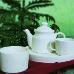 Pack of 4 Ceramic Cup Ceramic Coffee Cup Office & Home Coffee Cup 9Cl with Saucer 15Cm Set-22