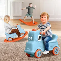 Rock N Ride Push Ride-on for Kids with Injury Free Round Edges and Silent Wheels Rideons & Wagons Non Battery Operated Ride On-3