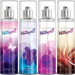 Wottagirl Amber Kiss, Mystic Island, Secret Crush, Vanilla Twist Body Spray-For Women-28