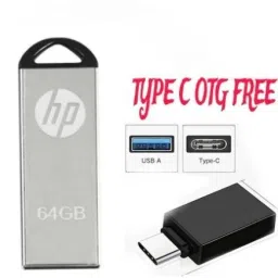 HP A1T v220w 128 GB Pen Drive Compatible with Audio Player, Laptop, Desktop Computer USB 2.0 Metal Case-15