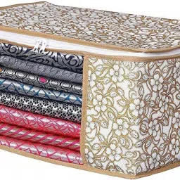 Onene All in One 4 U Saree Cover Bag Multicolor Poly-canvas Laundry Bag-6