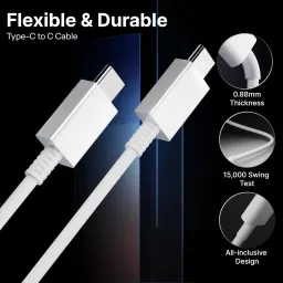 PRAKIE Type C 3 A 1 m Original Fast Charging Cable USB Type C To Type C image 4