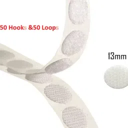 self adhesive velcro Hook and Loop Dot Fasteners 50 set ,13mm Stick-on Velcro-image-56