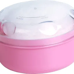 Plain Pink Powder Puff With Case-image-70