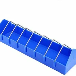 Poultry Food Tray for Pigeon, Chicken and Pets Garden Outdoor use (Multi Color) Ground Bird Feeder-10