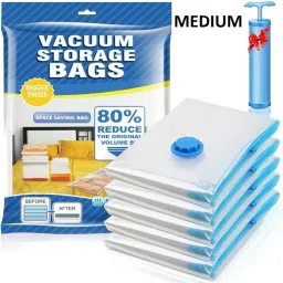 Storage Vaccum Bag pack of 5 Travel Storage Vacuum Bags-image-0