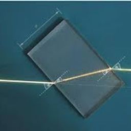 generic Rectangular GLASS SLAB (75x50x18 mm) Pack of 1 For Ray optics Activity Science Experiment Physics Lab Apparatus image 4