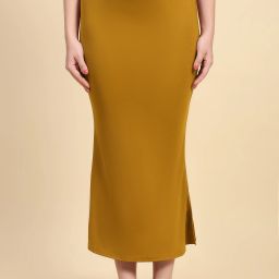 Trendmalls New.P01-Brown Lycra Blend Petticoat-image-79