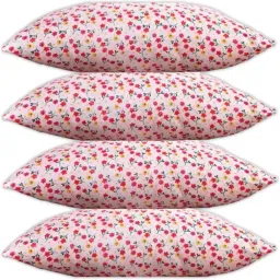 LUXURY Cotton Solid Sleeping Pillow Pack of 4-96