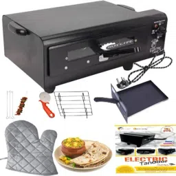 "16 Inches "Big XXL Regulator (on-off) electric tandoor (Black) Electric Tandoor-image-58