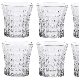 Bottle & 6 Glass Serving Lemon Set, Red, Clear, Glass - A1019 Jug Glass Set-image-57