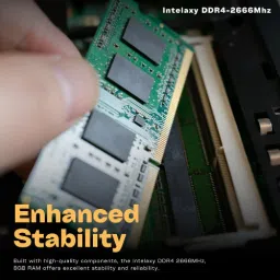 Intelaxy 2666 Mhz DDR4 4 GB Laptop (260 PIN|Unbuffered|SODIMM|CL-19|PC421300|Highly Durable Memory for Laptops) image 4