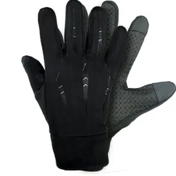 zaysoo Waterproof Winter Outdoor Gloves Athletic Touch Screen Gloves Riding Gloves BLACK Riding Gloves-picture-3