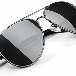 UV Protection, Polarized, Gradient, Mirrored Aviator Sunglasses (55)-picture-2