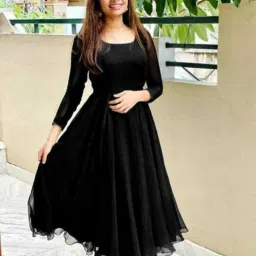 Printed Georgette Stitched Anarkali Gown-image-56
