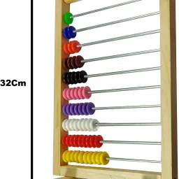 synlark Wooden Abacus Counting Frame for Kids Increases Concentration and Calculations image 2