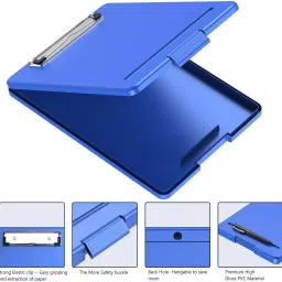 jaravik A4 Clip Pad Folder Paper Storage Box image 2