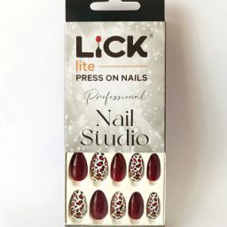fake nails_Nail Press-n1_915 White Animal Printed Stiletto-image-2