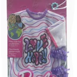 Doll Clothing, Fashion Pack with Oversized T-shirt Dress & Accessories(1 Outfit)-picture-41