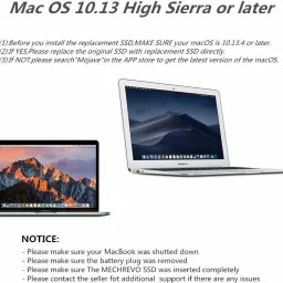 microware 1 DDR 2 GB (Single Channel) Mac (M.2 NVME SSD Adapter for MacBook Air and Pro SSD Kit for A1465-66 2013-2017) image 5