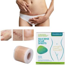Crepe Bandage Silicon gel sheets for Scars Transparent Medical Silicone Crepe Bandage-image-80