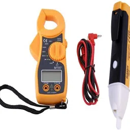Digital LCD Clamp Meter For Electricity Ampere Measurement Insulation Tester + 1 Volt Tester LED AC Electric Voltage Tester Power Detector Sensor Digital Multimeter-image-29