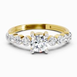 Sparkles Lab Grown Diamond 14kt Yellow Gold ring-image-65