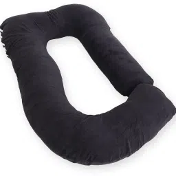 Polyester Fibre, Microfibre Solid Pregnancy Pillow Pack of 1-image-17