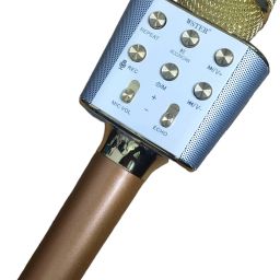 Best sound quelity Microphone Bluetooth Speaker for Karaoke mic for kids/ Singer Microphone-image-74