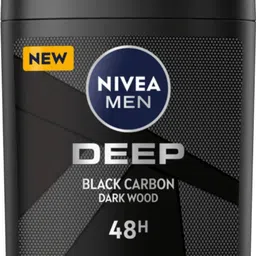 nivea Deep Black Carbon Dark Wood Deodrant stick Deodorant Stick - For Men-picture-4
