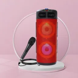 GUGGU Bluetooth Party Speaker Support BT/USB/SD Card With 3mtr Long Wire For Mic I354 40 W Bluetooth Party Speaker-picture-13