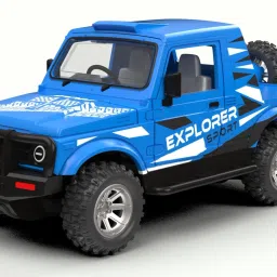 Explorer Sports all Terrain Tires with stepney Pull Back Action Toy-14