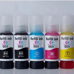 Supersoft 001 / 003 L3110, L3150, L3250, Black + Tri Color Combo Pack Ink Bottle-15