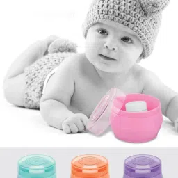 Baby Powder White Puff Plastic Box ( Pack Of 1 )-image-30