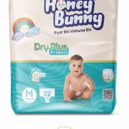 Baby Diaper Pants Super Soft Dry Plus 12 Hour protection - M - M-image-22