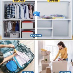 5Pack Vacuum Compression Storage Bags With Pump,Space Saver Sealer Bag DN55 High Volume Storage Vacuum Bags-image-79