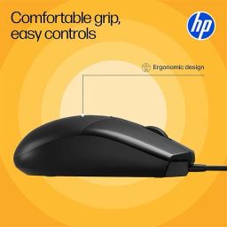 HP M080 Wired Mouse Wired Ambidextrous Optical Mouse image 5