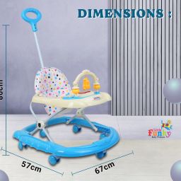 Musical Activity Walker With Parent Rod-2