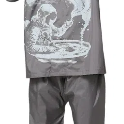 Graphic Print Men Raincoat-image-36
