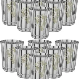 limetro steel (Pack of 12) High Quality Water, Juice and Drinking Glass Set Water/Juice Glass-picture-30