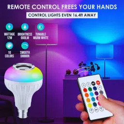 GUGGU DJ BOX LED Music Blub with RGB Light Changing In-build Bluetooth SpeakerFB278 12 W Bluetooth Home Audio Speaker-29