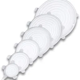 Flexible Covers for Rectangle, Round, Square Bowls, Dishes, Plates 2.6 inch, 3.8 inch, 4.5 inch, 5.7 inch, 6.8 inch, 8.8 inch Lid Set-picture-10