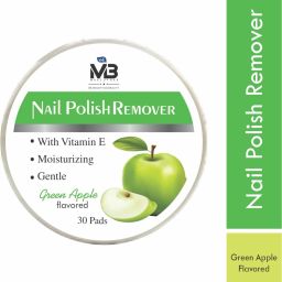 MB Green Apple Nail Polish Remover Wipes | Best Nail Paint Remover Wipes 30Wipes-14